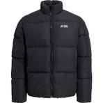 Jack & Jones Jjmax Puffer Erkek Siyah Şişme Mont Uzun Kol Slim Fit Modern Tasarım - Black - 2XL