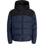 Jack & Jones Jjmoon Hood Puffer Erkek Mont 12256882 - XL - Navy