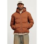 Jack & Jones Jjpayne Regular Fit Kapüşonlu Kuş Tüyü Dolgulu Şişme Mont Erkek Mont 12256887 - Bisküvi