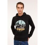 Jack & Jones Jjpeak Sweat Hood Ln Siyah Erkek Sweatshirt - M