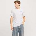 Jack & Jones JJSIMON TEE SS CREW Beyaz Erkek Kısa Kol T-Shirt - XL