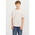 Jack & Jones Jjtaka Tee Ss Crew Bej Erkek Çocuk Kısa Kol T-Shirt - 12 Yaş
