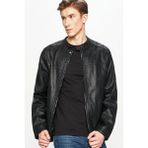 Jack & Jones Jjwarner Erkek Pu Deri Mont Siyah 12182461 V11 - L