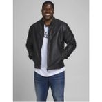 Jack & Jones Jjwarner Erkek Pu Deri Mont Siyah 12182461 V9