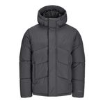 JACK & JONES JJWORLD PUFFER JACKET Erkek Mont Ceket, Koyu Gri, XXL