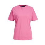Jack & Jones JJXX Jxanna REG SS Every Logo TEE JRS Noos Carmine Rose Print Magenta Jjxx Logo Kadın T-shirt
