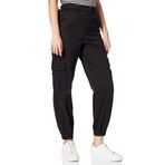 Jack & Jones Jjxx Jxholly Rlx Cargo Hw Pant Pnt Noos Black Kadın Pantolon