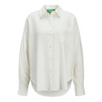 JACK & JONES JJXX JXJAMIE BREEZE SUMMER LS SHIRT WVN SN Kadın Gömlek, Blanc de Blanc, M