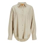 JACK & JONES JJXX JXJAMIE BREEZE SUMMER LS SHIRT WVN SN Kadın Gömlek, Feather Gray, L