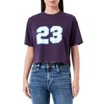Jack & Jones Jjxx Jxjoda Soft Rlx SS Tee Jrs Purple Velvet Print 23 Kadın T-shirt