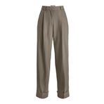Jack & Jones Jjxx Jxmary Pleat Fu Mw Pant Tlr Noos Brindle Kadın Pantolon