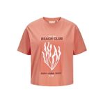 Jack & Jones Jjxx Jxsally Reg Oneck Ss Tee JRS Peach Echo Kadın T-shirt