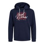 Jack & Jones JJZURI SWEAT HOOD LN Lacivert Erkek Sweatshirt