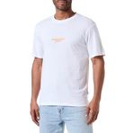 Jack & Jones Joraruba Puff Branding Tee Ss Parlak Beyaz Bisiklet Yaka Erkek T-shirt