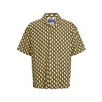 Jack & Jones Jorbelize Tencel Aop Shirt SS French Vanilla Erkek T-shirt