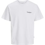 Jack & Jones JORBOSTON CHEST BRANDING Beyaz Erkek Kısa Kol T-Shirt - XL