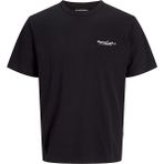 Jack & Jones JORBOSTON CHEST BRANDING Siyah Erkek Kısa Kol T-Shirt