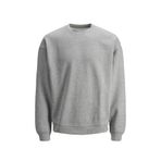 Jack & Jones Jorbrink Crew Neck Erkek Sweatshirt, White Melange, XL