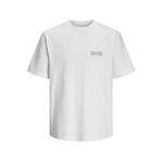 Jack & Jones Jorbrooklyn Graphic Back Tee Ss C.n Parlak Beyaz Erkek T-shirt