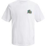 Jack & Jones Jorcabana Graphic Tee Ss Crew Neck Ln Erkek T-Shirt - Beyaz