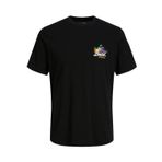 Jack & Jones Jorcabana Graphic Tee SS Crew Neck LN Siyah Erkek T-shirt