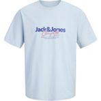 Jack & Jones Jorcassıs Erkek Tişört Bisiklet Yaka Kısa Kollu Rahat Günlük - Açık Mavi