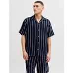 Jack & Jones Jorcoba Stripe Resort Lacivert Gömlek, XL, 12271060, Sky Captain, Erkek