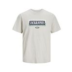 Jack & Jones Jorcobin Tee Ss Moonbeam Bisiklet Yaka Erkek T-shirt