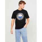Jack & Jones Jorcobin Tee Ss Siyah Bisiklet Yaka Erkek T-shirt
