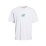 Jack & Jones Jordecal Tee SS Crew Neck TG LN Parlak Beyaz Erkek T-shirt