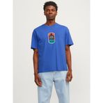 Jack & Jones Jordelirium Tee Ss Crew Neck TG Mavi Erkek T-shirt