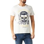 JACK & JONES Jordome Tee Ss Crew Neck Sn erkek tişörtü, Cloud Dancer., XL
