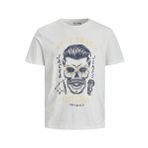 JACK & JONES Jordome Tee Ss Crew Neck Sn erkek tişörtü, Cloud Dancer., XXL