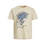 JACK & JONES Jordome Tee Ss Crew Neck Sn erkek tişörtü, Peyote, XL