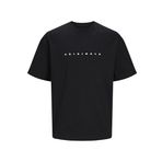 Jack & Jones Joreaster Activity Tee Ss Crew Neck Siyah Bisiklet Yaka Erkek T-shirt