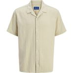 Jack & Jones JOREASTER PATRAS RESORT S Ekru Erkek Gömlek - Bej
