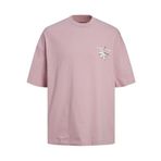 Jack & Jones Jorfaro Back Tee SS Crew Neck Pembe Erkek T-shirt