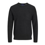 Jack & Jones Jorkyle Knit Crew Neck Siyah Erkek Kazak