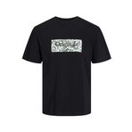Jack & Jones Jorlafayette Branding Tee SS Siyah Bisiklet Yaka Erkek T-shirt