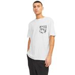 Jack & Jones Jorlafayette Pocket Tee SS Cloud Dancer Bisiklet Yaka Erkek T-shirt