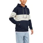 Jack & Jones Jorlakewood Sweat Hood BF LN Koyu Lacivert Erkek Sweatshirt