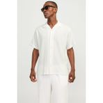 Jack & Jones JORLUKE CRINKLE RESORT Beyaz Erkek Gömlek