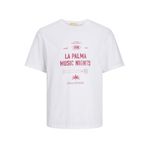 Jack & Jones Jormarbella Tee SS Crew Neck Parlak Beyaz Erkek T-shirt