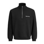 JACK & JONES JORNORREBRO EMB SWEAT HIGH NECK SN Erkek Sweatshirt Black XL