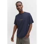 Jack & Jones Jornorrebro Emb Tee Ss Crew Neck Noos Erkek T-Shirt 12282892 Sky Captain - Lacivert