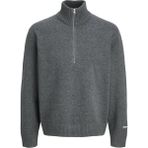 Jack & Jones Jornorrebro Yarım Fermuarlı Kazak 12282749 - Bej - XL