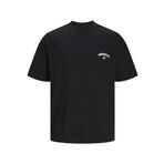 Jack & Jones Jorsantorini Siyah Back Tee Ss Crew Neck Sn Erkek T-shirt