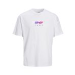 Jack & Jones Jorscope Tee SS Crew Neck TG Parlak Beyaz Erkek T-shirt