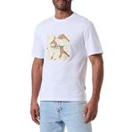 Jack & Jones Jorsequoia Tee Ss Parlak Beyaz Bisiklet Yaka Erkek T-shirt