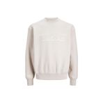 Jack & Jones Jorshadow Bolt Sweat Crew Neck BLK Koyu Bej Erkek Sweatshirt